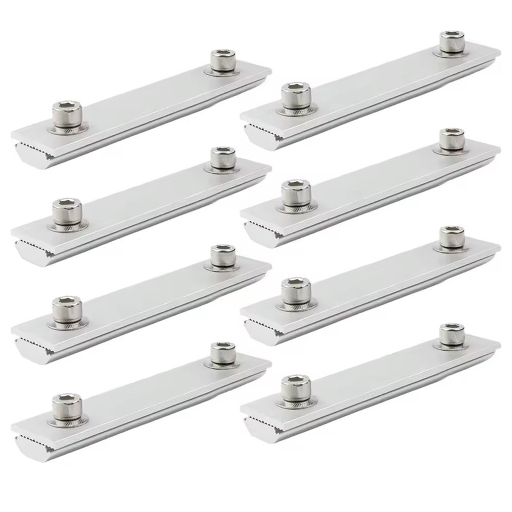 8 pieces 14 cm solar mounts, track brackets Fotovol3884