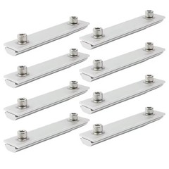 8 pieces 14 cm solar mounts, track brackets Fotovol3884