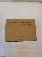 OGRPHY Battery Monitor with Shunt for Golf Cart, RV, Solar Panel Battery