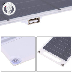 Lixada Solar Panel 7.8 W Ultra Thin Monocrystalline Silicon Solar Panel Charger