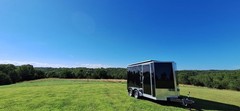 12′ Enclosed SOLAR POWERED Offgrid Self-Sufficient Trailer BASE MODEL