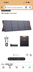 2 x 200W ZOUPW Monocrystal Portable Foldable Off-Grid Solar Panel Kit w/Cables