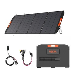 Blackview OSCAL PowerMax 6000 3600Wh LiFePO4 Solar Generator 6000W + 400W Panel