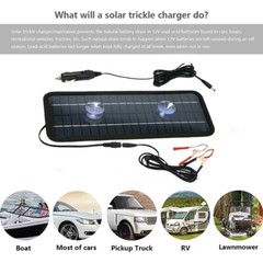 18V 20W Car Solar Battery Trickle ReCharger Battery Maintainer Solar Panel Z3Z1