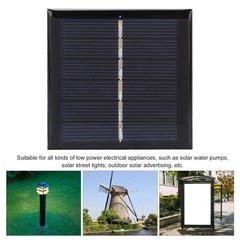 Portable 0.6W Polysilicon Solar Panel For Solar Garden Lighting GAXA
