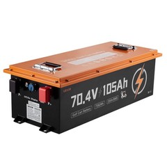 72V 105Ah LiFePO4 Golf Cart Battery w/15A Charger, 200A BMS & Bluetooth Monitor