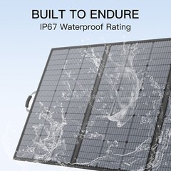 110 220 400W Solar Panel Kit Foldable for Portable Power Stations Refurbished