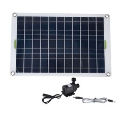 50W Polycrystalline Solar Water Pump System 800L/H Flow for Garden Pond