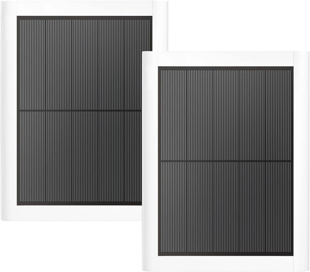 Ring Solar Panel(2nd Generation), 5W Ring Solar Panel Charger with 2Pack White