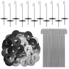 Solar Panel Bird Guard Fastener Clips, Stainless Steel Critter Guard Clips fo…