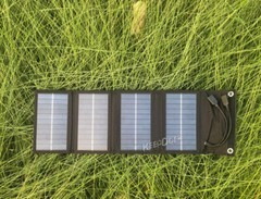 7W Outdoor Portable Folding Solar Cell Panel Charger USB Power Supply For Phone