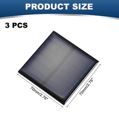 3PCS 3V 0.63W 0.21A Mini Solar Panels for Solar Power Small Solar Cells