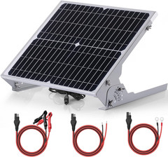 20W Solar Battery Charger with MPPT Controller for Cars, Boats, RVs, and Trailer