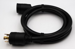 ECOFLOW – NEMA L14-30R to L14-30P Generator Cord – 4.92ft (1.5m) – NEW Open Box