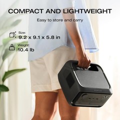 Portable Power Station RIVER 3 Plus 286Wh/12800mAh LiFePO4 Battery 3 Up to 1200W