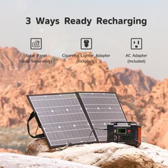 Flashfish E200 Portable Power Station 200W 151Wh AC Pure Sine Wave Output D3N6