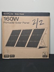 EcoFlow 160W EFSOLAR160W-N Portable Solar Panel w/ Adjustable Angle, IP68 New