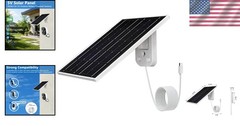 Eco-Friendly 3W USB C Solar Panel for Outdoor Security Cameras – Waterproof