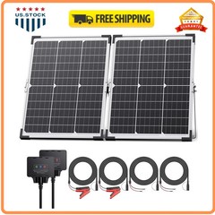 7.5W 12V Solar Battery Maintainer Trickle Charger for Car Boat RV Motorcycle