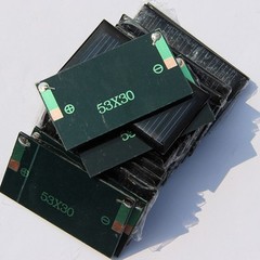 10pcs 53x30mm Lawn Light Monocrystalline Solar Panel Epoxy Resin Epoxy Board New