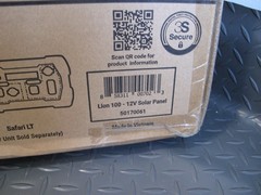 Lion Energy 100W 12V Solar Panel Part #50170061 new open box camping