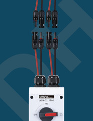 Solar Disconnect Switch,32 Amp DC600V,2 String 2 in 2 Out Isolator,Ip66 Waterpro