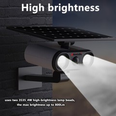 Solar Garden Light, with Induction Triggered Lighting Rainstorm Waterproof