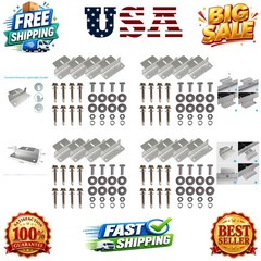 4 Sets of Solar Panel Mounting Z Brackets Lightweight Aluminum Corrosion-Free…