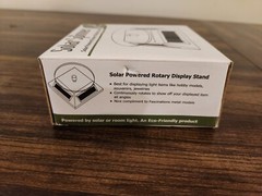 Solar Powered Rotary Display Stand | Solar Spinner | Perfect for Collectibles &