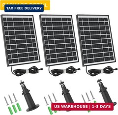 iTODOS 3 Pack Solar Panel Compatible with Blink Outdoor 4 (4th Gen)/ (3rd Gen) X