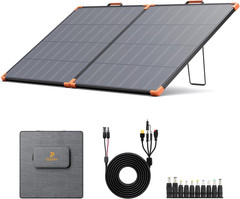 180W Portable Solar Panel N-Type 16BB,25% High Efficiency Foldable Solar Panel f