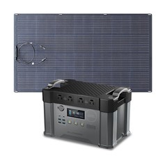 ALLPOWERS 2400W Solar Generator Power Station MPPT & 200W Flexible Solar Panel