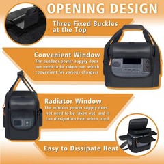 Portable Carrying Bag for Power Stations & Solar Generators, Adjustable Strap, S