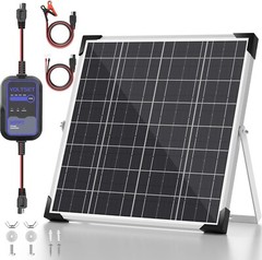 Versatile 20W Solar Panel with MPPT for Reliable Charging of RVs & Motorcycles