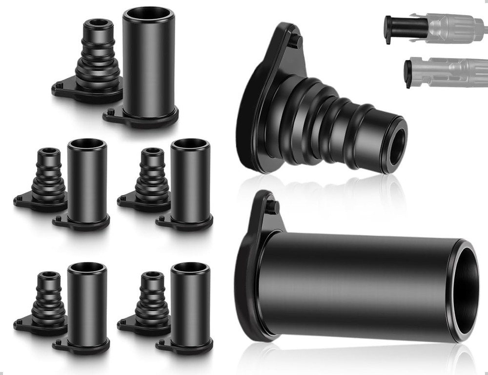 5 Pairs Solar Connector Caps, IP68 Weather Resistant Dust Male and Female Cap fo