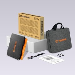Portable Solar Panel – 24% High Efficiency, IP67 Waterproof, QC3.0 USB 100W
