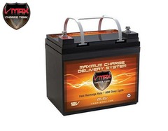 VMAX V35-857 AGM Deep Cycle 12V 35AH Battery for Synthesis Renogy PV SOLAR PANEL