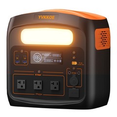 Portable Power Station 1800W 1024Wh LiFePO4 Solar Generator for Camping RV