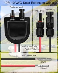 Waterproof Solar Connector Entry Gland Cable Junction Box Through RV Roof Sol…