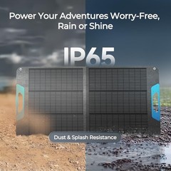 Versatile 100W Solar Panel with Magnetic Closure – Compact & Efficient Design