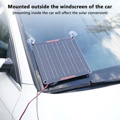 MHPOWOS Solar Panel Battery Charger 10W 12V Trickle Battery Charger & Maintainer