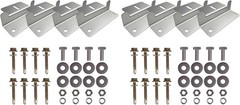 2 Sets of Durable Z Brackets for Easy Solar Panel Installation on RVs & Boats