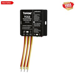 Solar Charge Controller Waterproof Solar Panel Battery Regulator for Solar Au…