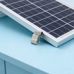 100Pcs Solar Panel Cable Clamps Stainless Steel Weather Resistant Wire Clips