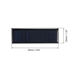 5 x Mini Solar Panel Cell 5.5V 70mA 0.385W 90mm x 30mm for DIY Project