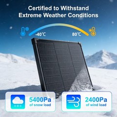 50W Solar Panel Controller 12V Mono Off-Grid Battery Power RV Home Boat Camping