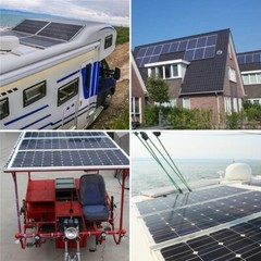 120W 18V / 5V PET Flexible Dual USB + DC Port Solar Panel