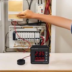 Voltage Measurement Instrument with Transformer Dual Display Functionality