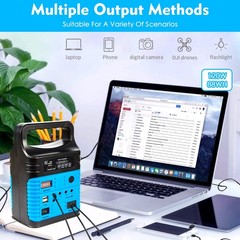 Portable Power Station,Solar Generator with Panels included,LiFePO4 Battery P…