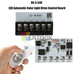 DC 3-24V LED Automatic Solar Light Drive Control Board Dusk to Dawn Sensor